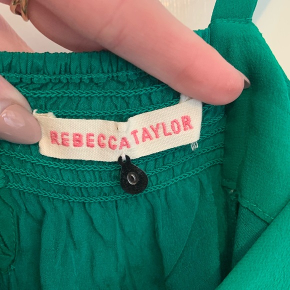 REBECCA TAYLOR Green Camisole - Picture 2 of 3